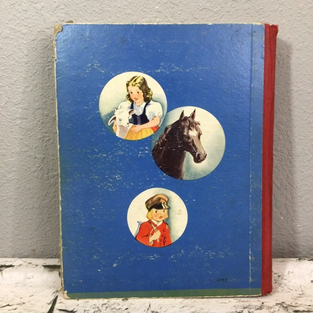 The Big Big‎ Story Book Black Beauty Heidi-Hans Brinker 1938 Vtg Whitman